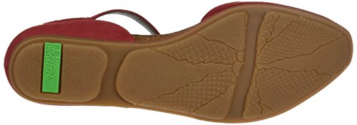 El Naturalista ND54 Pleasant Stella, Sandalia con Pulsera para Mujer, Rojo (Tibet Tibet), 36 EU