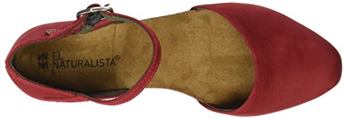 El Naturalista ND54 Pleasant Stella, Sandalia con Pulsera para Mujer, Rojo (Tibet Tibet), 36 EU