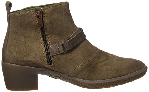 El Naturalista Ng16 Lux Suede-Pleasant Alhambra, Botines Mujer, Verde (Land), 39 EU