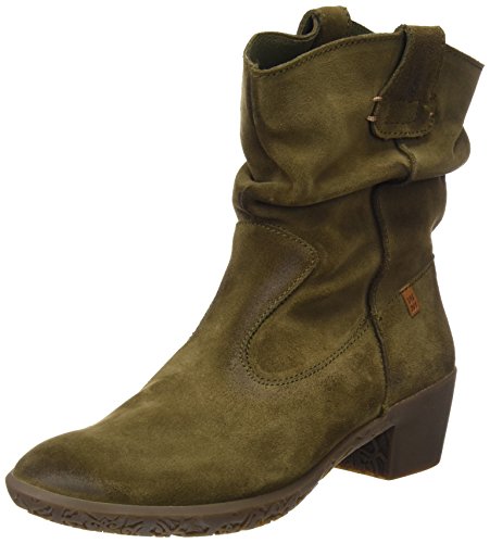El Naturalista NG17, Botas Cortas Mujer, Verde (Kaki), 38 EU