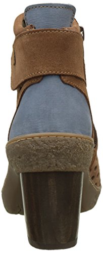 El Naturalista S.A Nf77 Lux Suede Pleasant Lichen Botines, Mujer, Varios colores (Wood / Vaquero), 41 EU (8 UK)