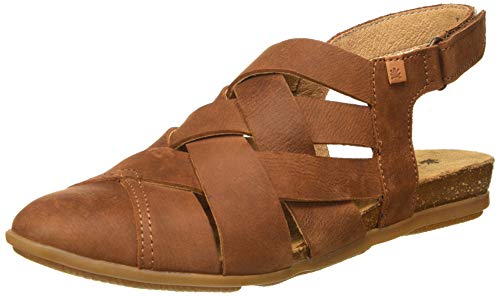 El Naturalista Stella, Sandalias con Punta Cerrada Mujer, Marrón (Wood Wood), 39 EU