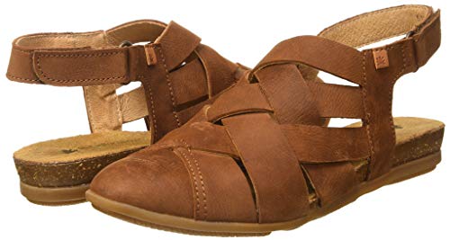 El Naturalista Stella, Sandalias con Punta Cerrada Mujer, Marrón (Wood Wood), 39 EU