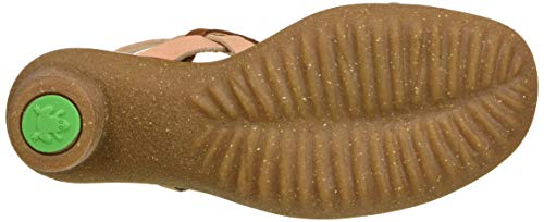 El Naturalista Trivia, Zapatos de tacón con Punta Abierta para Mujer, Rosa (Candy Mixed Candy Mixed), 38 EU