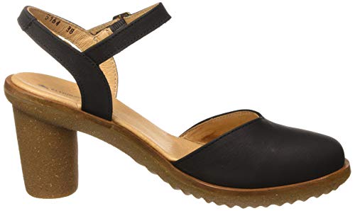 El Naturalista Trivia, Zapatos de tacón con Punta Cerrada para Mujer, Negro (Black Black), 40 EU