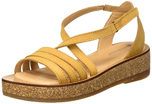 El Naturalista Tülbend N5592, Sandalias con Punta Abierta Mujer, Amarillo (Curry Curry), 39 EU