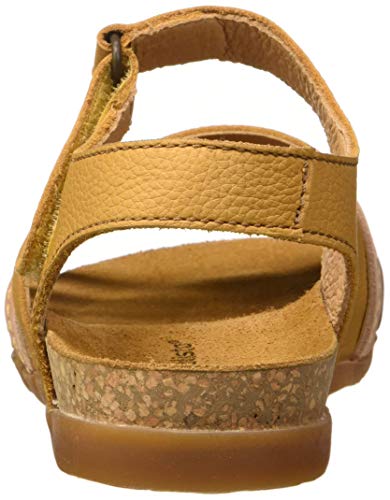 El Naturalista Zumaia, Sandalias con Punta Abierta Mujer, Amarillo Curry Mixed Curry Mixed, 38 EU