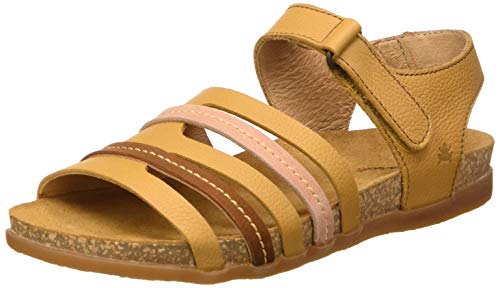 El Naturalista Zumaia, Sandalias con Punta Abierta Mujer, Amarillo Curry Mixed Curry Mixed, 38 EU
