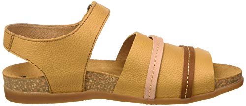 El Naturalista Zumaia, Sandalias con Punta Abierta Mujer, Amarillo Curry Mixed Curry Mixed, 38 EU