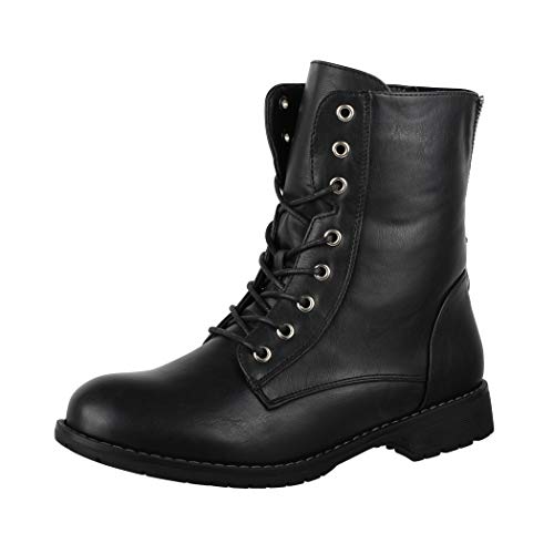 Elara Botas de Trabajo Mujer Chunkyrayan Negro KA16-22SL-Schwarz-39