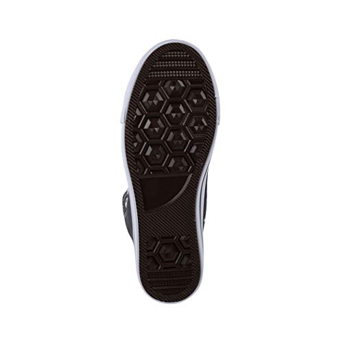 Elara Zapatilla Unisex Zapatos Deportivos Cómodos Mujer y Hombre Textil High Top Negro Black-39