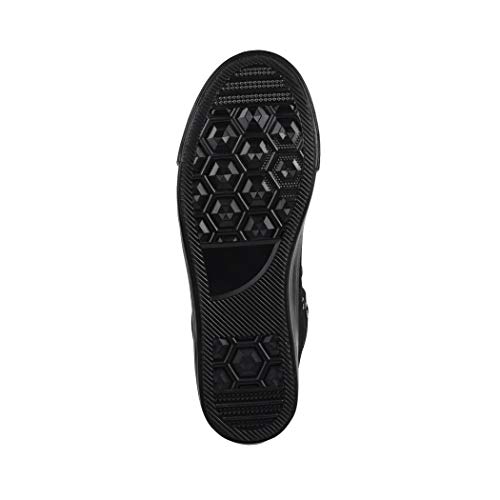 Elara Zapatillas Deportivas Unisex Hombre y Mujer Textil High Top Textil Chunkyrayan Todo Negro ZY9031-12-Allblack-41