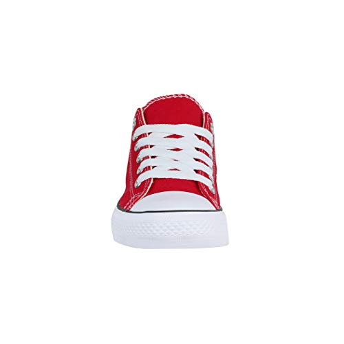 Elara Zapatos Unisex Deportivas Chunkyrayan Rojo Nuevo BenkeyB Red-38