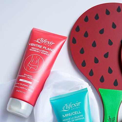 Elifexir Vientre Plano, Crema Reductora Abdomen Mujer, Combate la Flacidez del Abdomen, Vientre Plano Mujer, Crema Aniticulítica, Hidratación y Firmeza, Extracto de Centella Asiatica - 200 ml