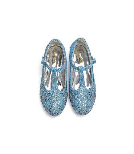 ELSA & ANNA® Última Diseño Niñas Princesa Reina de Nieve Partido Zapatos Zapatos de Fiesta Sandalias BLU22-SH (24 EU)