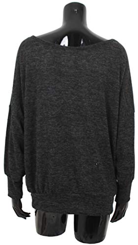 Emma & Giovanni -Top/Camiseta - Mujer (Leopardo, M-L)