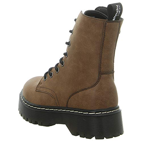 EMMSHU Cardy Botas Marrones para Mujer, Marrón, 39 EU