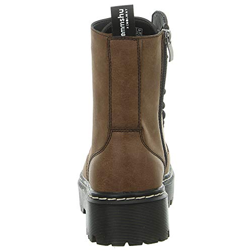 EMMSHU Cardy Botas Marrones para Mujer, Marrón, 39 EU