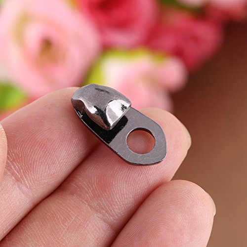 Encajes de Zapatos Ganchos de Encaje con Remaches para Zapatos de Senderismo Alpinismo al Aire Libre 20pcs