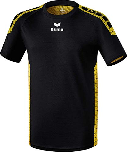 erima Sevilla Camiseta, Infantil, Negro y Amarillo, 152