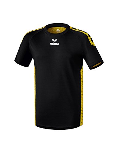 erima Sevilla Camiseta, Infantil, Negro y Amarillo, 152