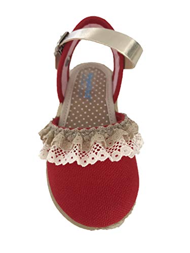 esparteña michu Mod.8015 (28 EU, Rojo)