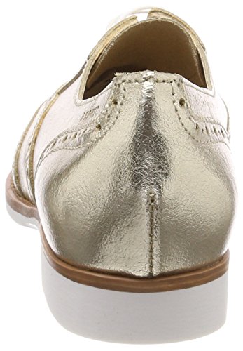 ESPRIT Aida Met Lu, Zapatos de Cordones Oxford Mujer, Dorado (Gold), 39 EU
