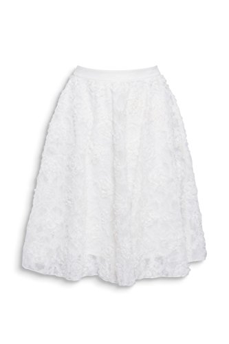 ESPRIT Collection 028eo1d009 Falda, Blanco (Off White 110), 36 (Talla del Fabricante: 34) para Mujer