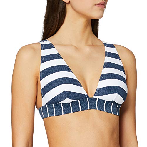 Esprit North Beach Pad.Bra Top Tops de Bikini, 405/azul Oscuro, 75C para Mujer