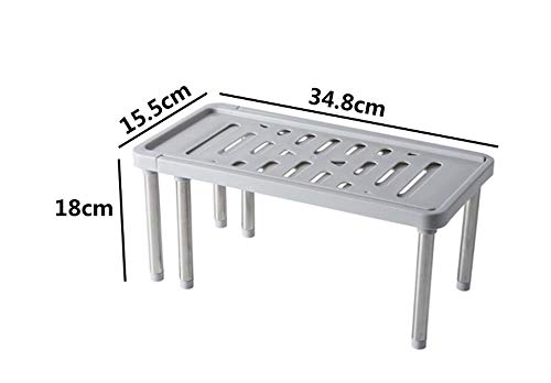 Estante De Almacenamiento De Cocina De Acero Inoxidable Multifuncional, Organizador De Especias, Estante Para Zapatos, Organizador De Gabinete, Soportes De Almacenamiento De Cocina