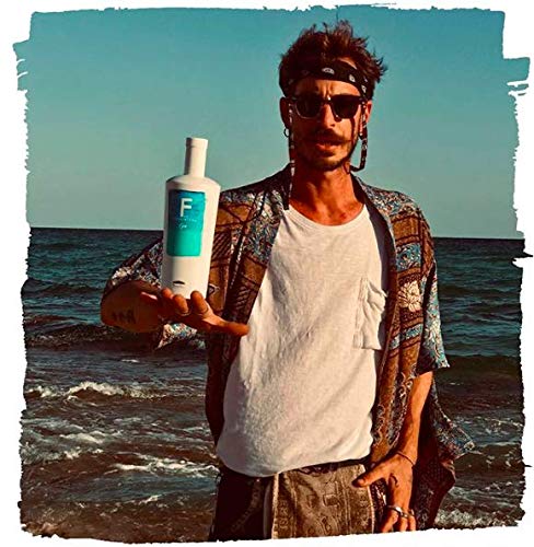 F de Formentera - Ginebra Premium de Sabor Refrescante, con Notas del Mediterráneo, Herbales y Frutales, Aroma Intenso, Perfecta para Regalar, Botella de 70cl