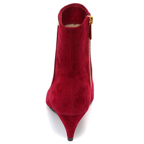 F5730 Tronchetto Donna Dark Red MICHAEL KORS Blaine Flex Boot Shoe Woman [39]