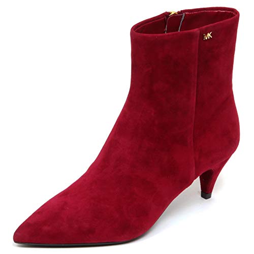 F5730 Tronchetto Donna Dark Red MICHAEL KORS Blaine Flex Boot Shoe Woman [39]