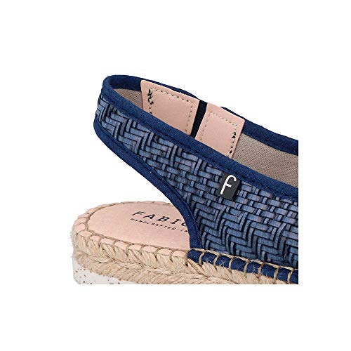 FABIOLAS HANDCRAFTED IN SPAIN BY CALZADOS ZEL´S Alpargata bailarina tesa - Marino, 38, FIT, BAILARINAS