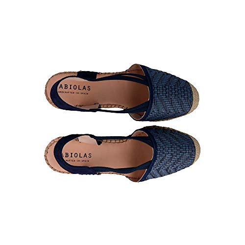 FABIOLAS HANDCRAFTED IN SPAIN BY CALZADOS ZEL´S Alpargata cuña tesa - Marino, 39, FIT, CUÑA