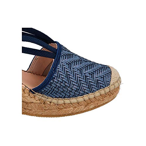FABIOLAS HANDCRAFTED IN SPAIN BY CALZADOS ZEL´S Alpargata cuña tesa - Marino, 39, FIT, CUÑA