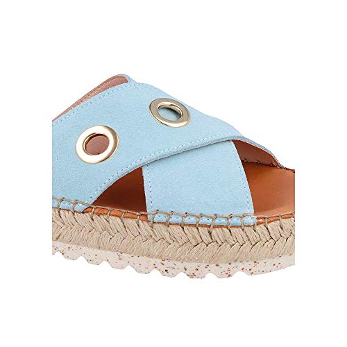 FABIOLAS HANDCRAFTED IN SPAIN BY CALZADOS ZEL´S Alpargata sandalia serraje - Caribe, 38, FRESH, PLANAS