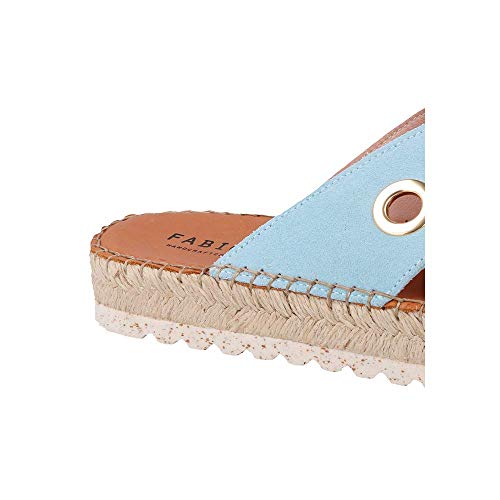 FABIOLAS HANDCRAFTED IN SPAIN BY CALZADOS ZEL´S Alpargata sandalia serraje - Caribe, 38, FRESH, PLANAS