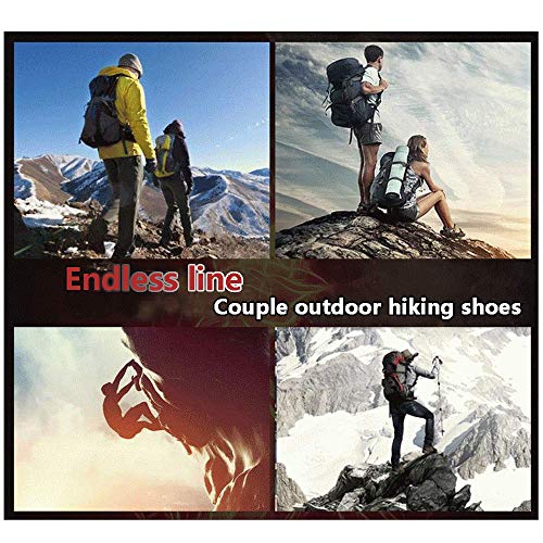 FACAI Nuevos Hombres De Lona Camo Escalada Zapatos De Senderismo Al Aire Libre Botas Tácticas Militares Botas De Trekking Impermeables para Acampar,Purple-40