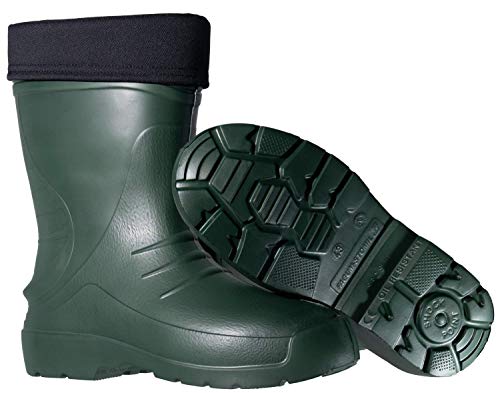 Fagum Stomil Hombre Botas de Lluvia - Botas Impermeables cálidas con Forro Polar - Zapatos de jardín Antideslizantes - Tamaño 44 EU
