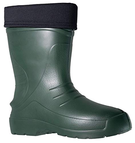 Fagum Stomil Hombre Botas de Lluvia - Botas Impermeables cálidas con Forro Polar - Zapatos de jardín Antideslizantes - Tamaño 44 EU