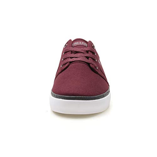 Fallen Forte. Zapatilla de Skate, Hombre. (45 EU, Crimson/Gray)
