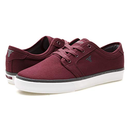 Fallen Forte. Zapatilla de Skate, Hombre. (45 EU, Crimson/Gray)