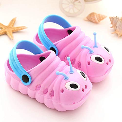 Fannyfuny_Zuecos para Infantil Niñas Niños Playa Respirable Antideslizante Sandalia Cerrada Duraderas Zapatillas Verano Zuecos para Unisex Niños Sandalia Chanclas de Playa Unisex Tallas 18-29