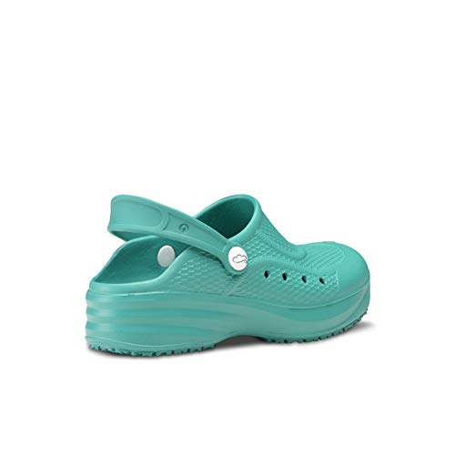 Feliz Caminar - Zueco Sanitario Flotantes Evolution Verde, 39