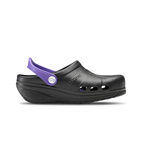 Feliz Caminar - Zuecoa Sanitarioa Asana Negro/Lavanda, 40