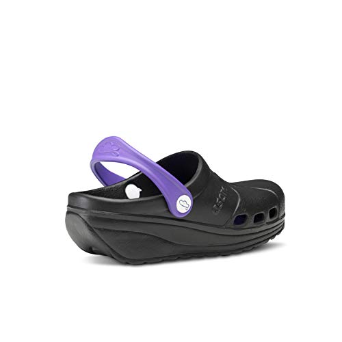 Feliz Caminar - Zuecoa Sanitarioa Asana Negro/Lavanda, 40