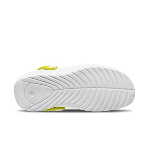 Feliz Caminar - Zuecos Sanitarios Asana Blanco/Pistacho, 39