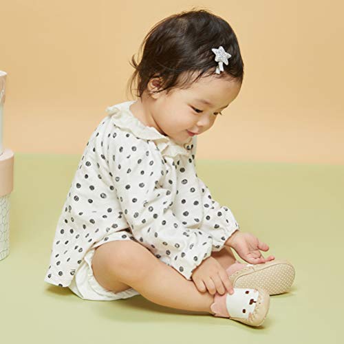 FENICAL Bebé Calzado Calzado Calcetines Recién Nacido Calcetines de Dibujos Animados Calcetines de Piso Suela de Cuero Antideslizante Toalla Gruesa Calcetines de Regalo para Niños 11 cm