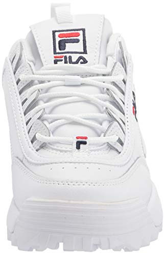 Fila Disruptor II - Zapatillas deportivas para mujer, Azul (Blanco/azul marino/rojo fuego.), 36 EU